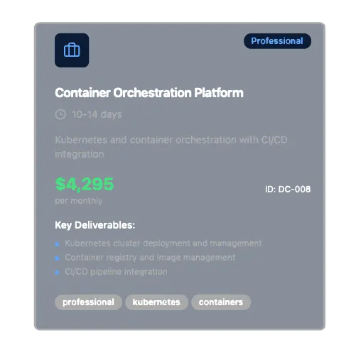 Container Orchestration Platform