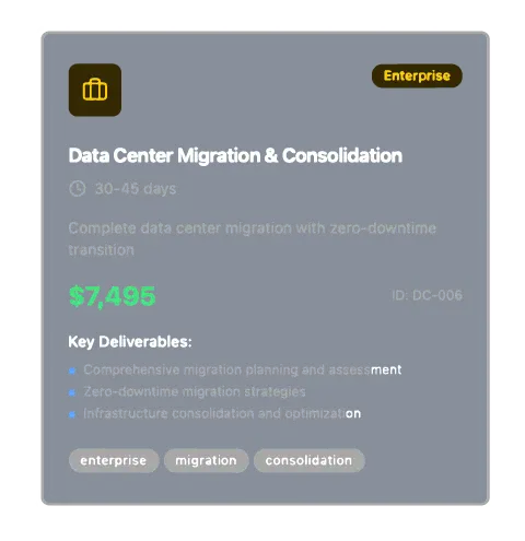 Data Center Migration & Consolidation