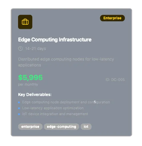 Edge Computing Infrastructure