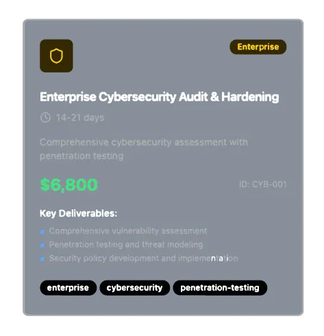 Enterprise Cybersecurity Audit & Hardening