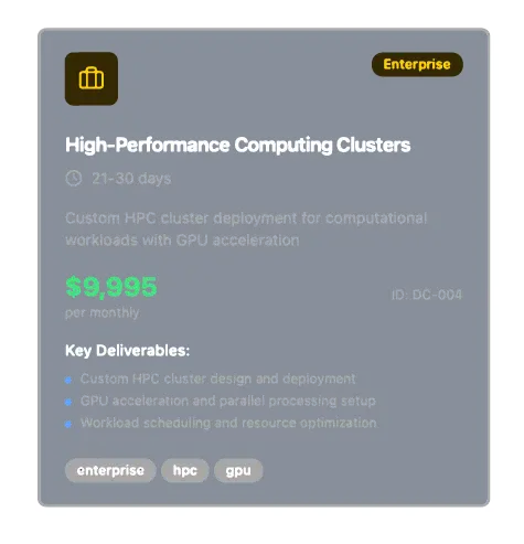 High-Performance Computing Clusters