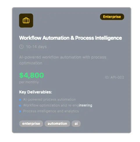 Workflow Automation & Process Intelligence